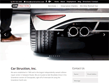 Tablet Screenshot of carstruction.com